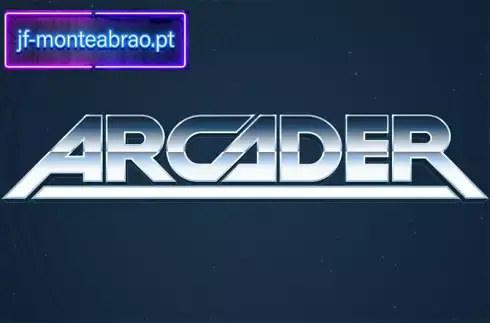 Arcader-Spielautomaten-Gameplay mit Retro-8-Bit-Symbolen