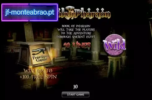 Buch Pharaon HD ägyptische Symbole Book of Pharaon HD-Spielautomaten-Thema