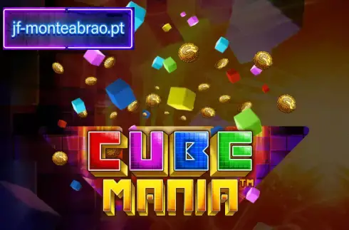 Cube Mania-Slot-Spielraster mit bunten Bl&ouml;cken