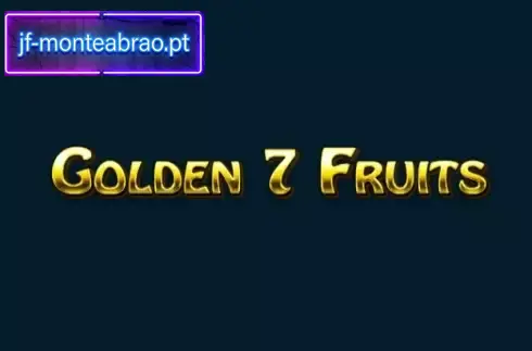 Simboli di slot dorati con 7 frutti Slot machine del casinò con simboli di frutta
