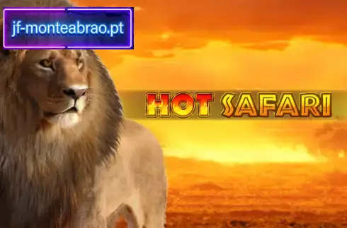 Hot Safari lo&scaron;imo automato ritė, kurioje rodomi liūto simboliai