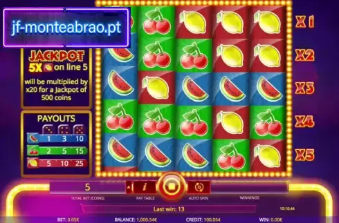 Lucky3 Slot Fruit Machine Tema
