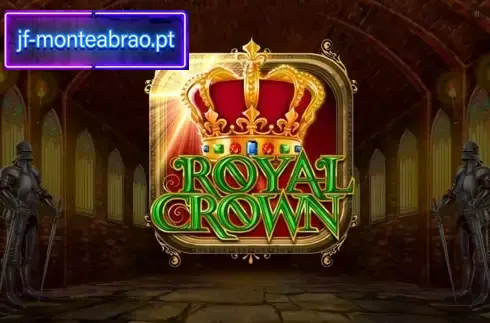 Interfejs automatu Royal Crown (gry BF) pokazujący symbole owoc&oacute;w i symbole Wild Crown