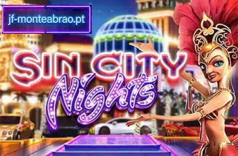 Simboli al neon del gameplay della slot Sin City Nights