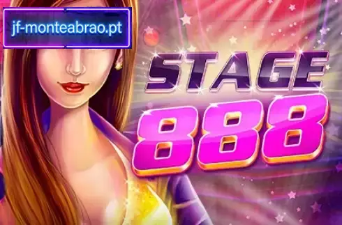 Visual do tema do slot Stage 888