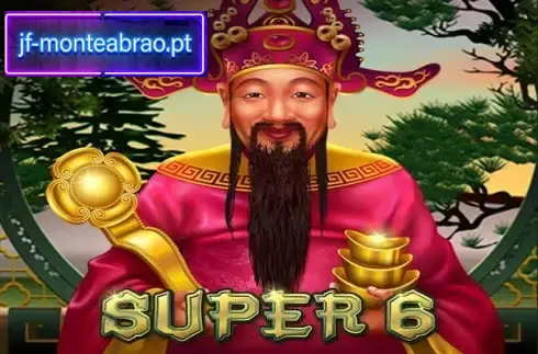 Tema e s&iacute;mbolos do slot Super 6 RTG